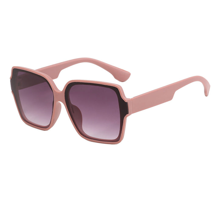 Dame kvadratisk solbrille med unik, stilfull ramme Luvikno