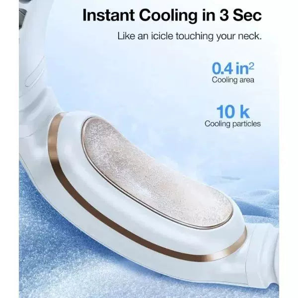 Unisex en størrelse ergonomisk bladeless nakke luftkjøler med justerbare turbinnedkjølere Luvikno