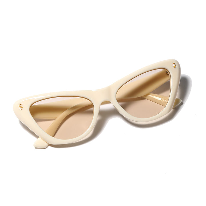 Dame trendy Cat-Eye solbriller Luvikno