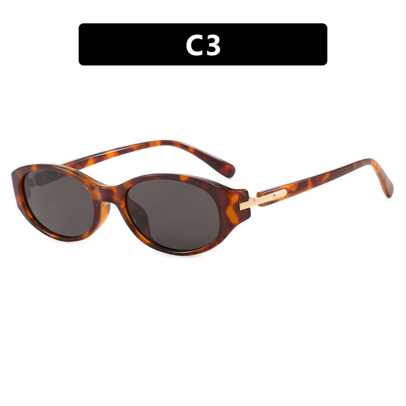 Damen cat-eye solbrille med robust ramme og polariserte linser Luvikno