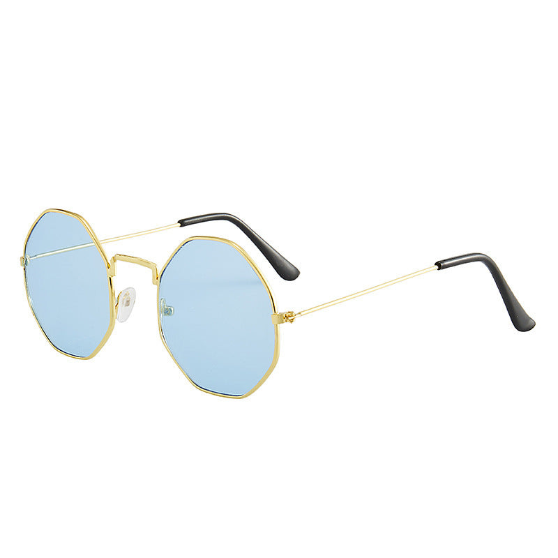 Damer utsøkt oktagonal solbrille Luvikno