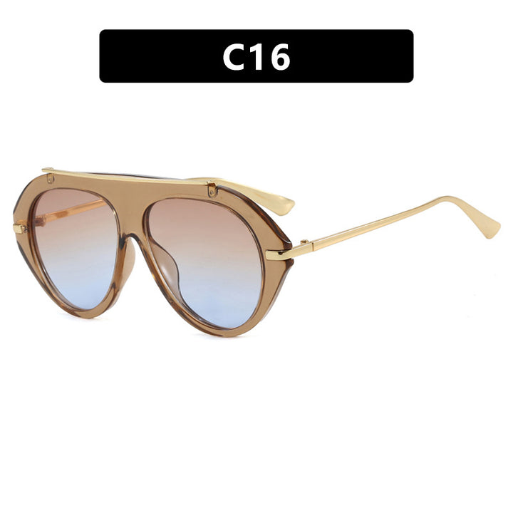 Dame solbrille i elegant heksagon-design Luvikno