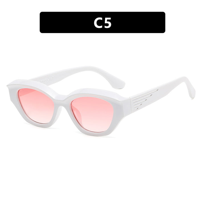 Dame Cat-Eye solbriller med markant ramme og UV-beskyttelse Luvikno