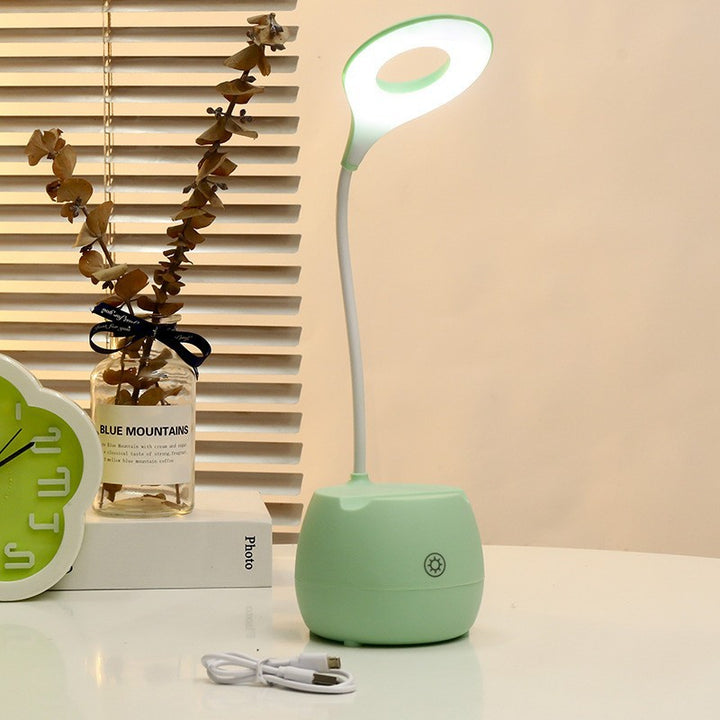 Dame LED skrivebordslampe med fleksibel arm Luvikno