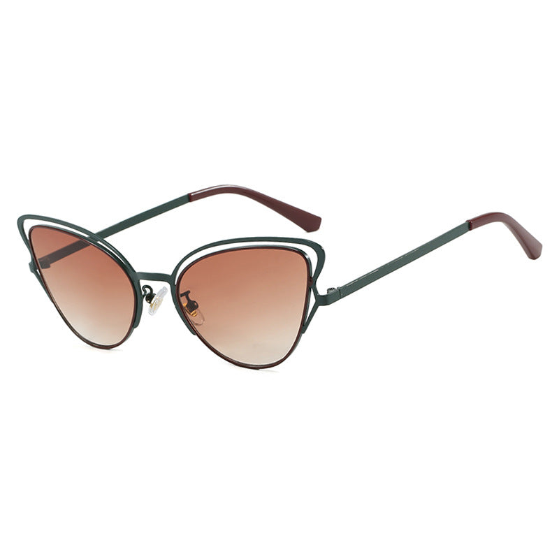 Dame Cat-Eye Briller med edelt metallramme og komfortabel passform Luvikno