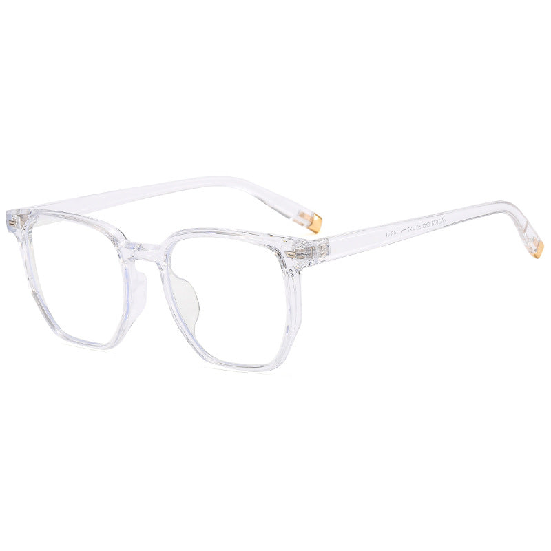 Dame moteriktig transparent solbrille i elegant hexagon-design Luvikno