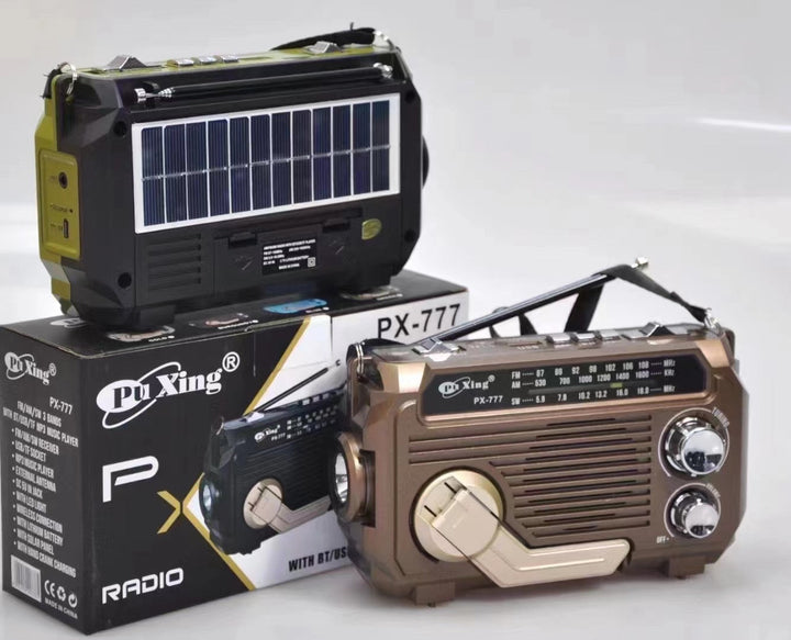 Solenergidrevet radio for camping | Luvikno
