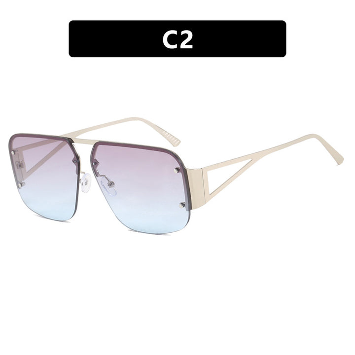 Damer optisk brille med elegant, geometrisk design og høykvalitets metallramme Luvikno