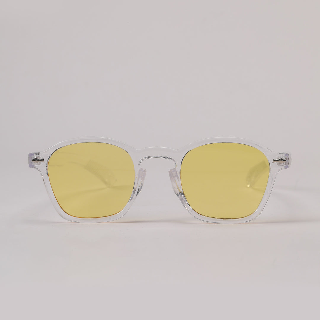 Dame moteriktig solbrille med innovativt design og matt plastikkramme Luvikno
