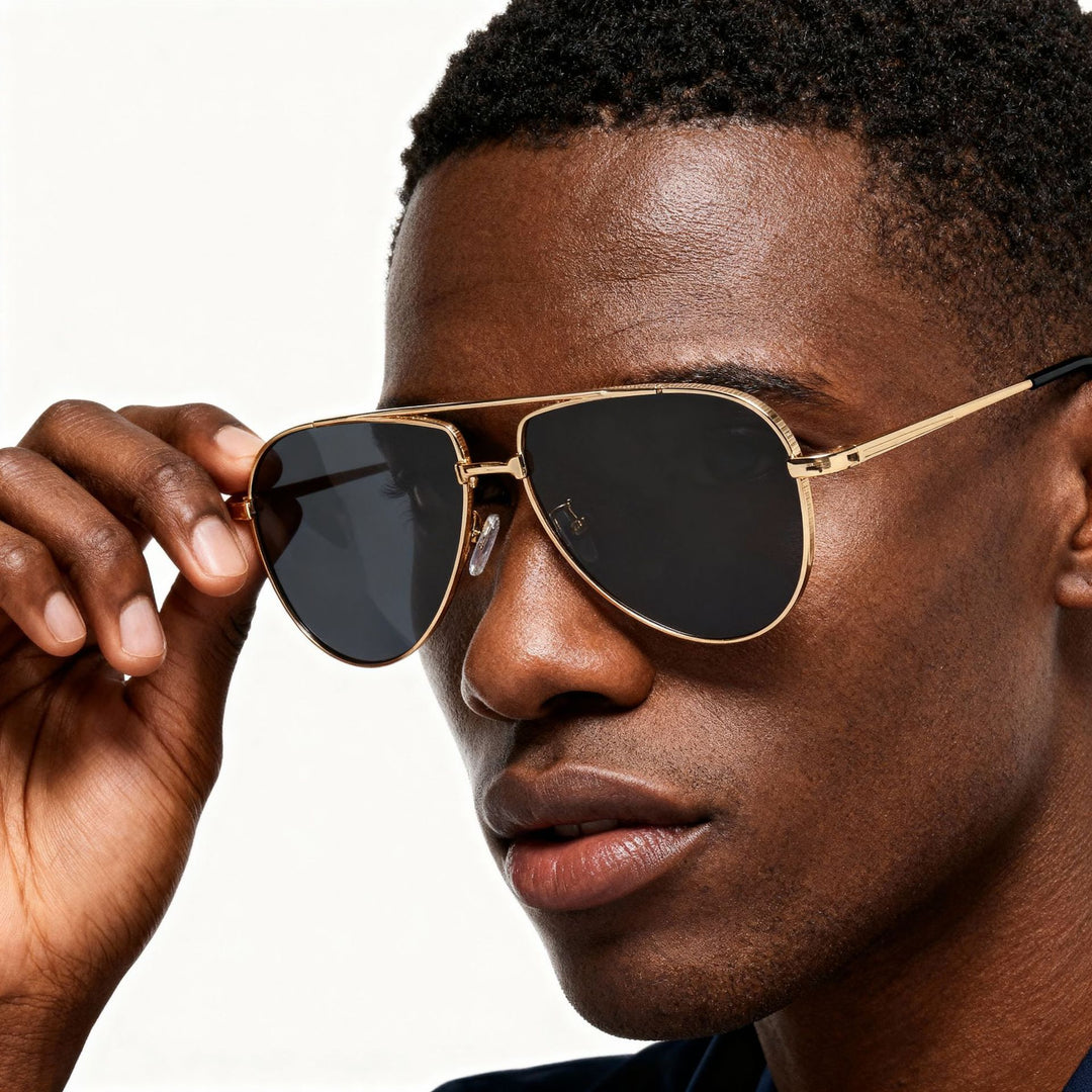 Dame solbrille i elegant pilotdesign Luvikno