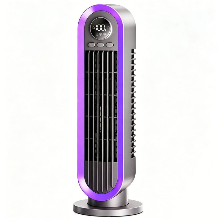 Herre Turmventilator med fjernkontroll og tidsur Luvikno
