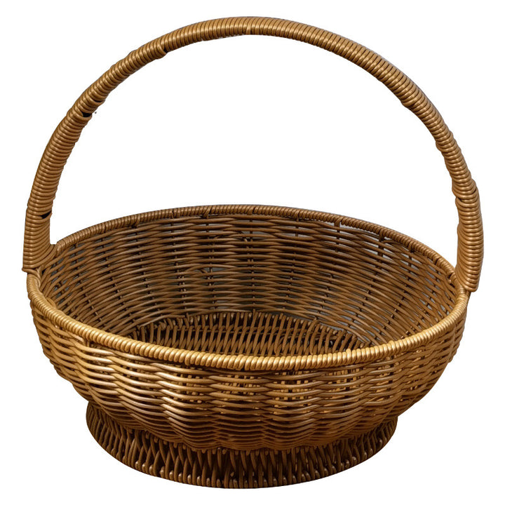 Dame håndlaget rattan kurv med håndtak Luvikno