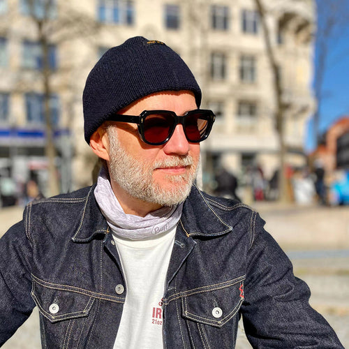 Dame Designer-solbrille i moderne firkantet stil Luvikno