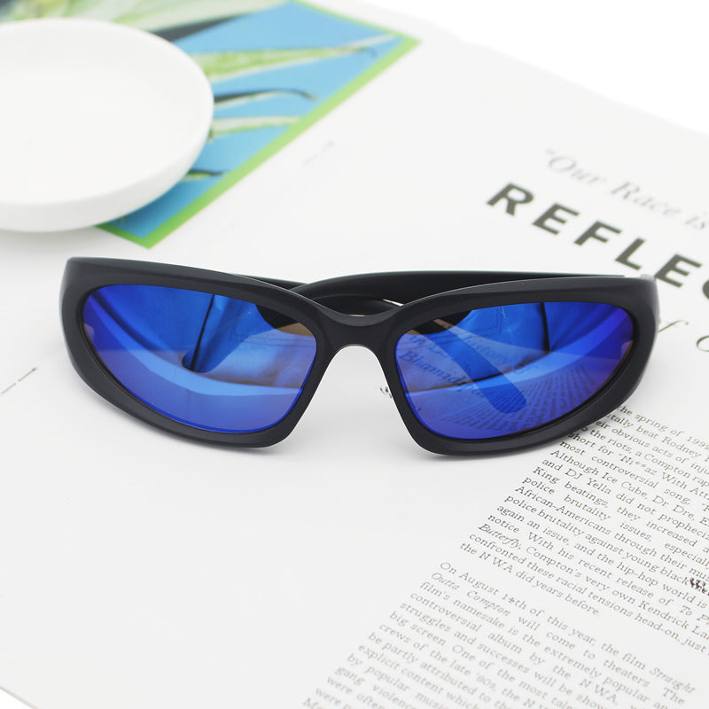 Damer Sporty solbrille med høykvalitets UV-beskyttelsesmateriale Luvikno