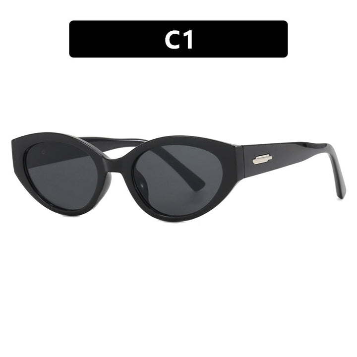 Damer Cat-Eye solbrille i elegant retro-design Luvikno