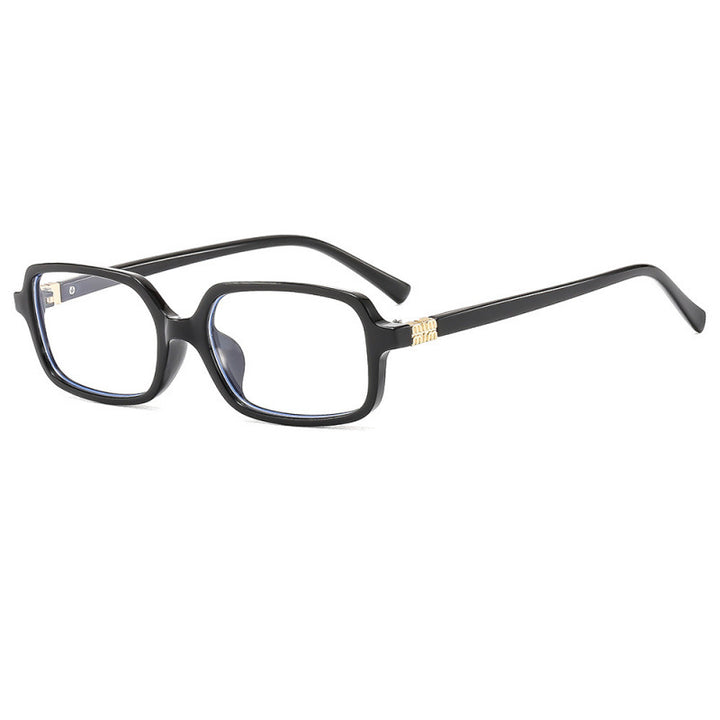 Dame moteriktig lesebrille i moderne kvadratisk design Luvikno