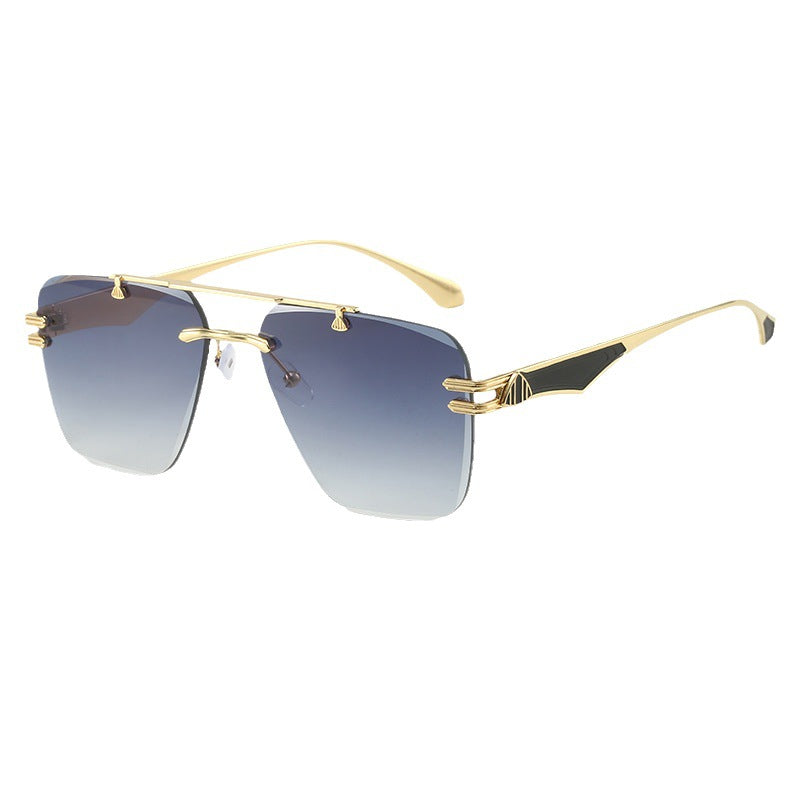 Dame Designer-solbrille i ekstravagant ramme Luvikno