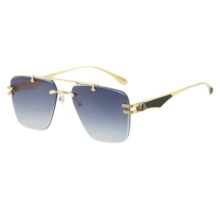 Dame Designer-solbrille i ekstravagant ramme Luvikno