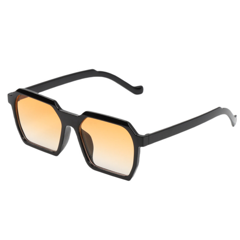 Damer Moderne hexagonal solbrille med myk fargegradient Luvikno