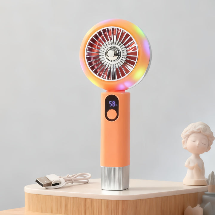 Unisex Kreativ Vifte med integrert LED-belysning Luvikno