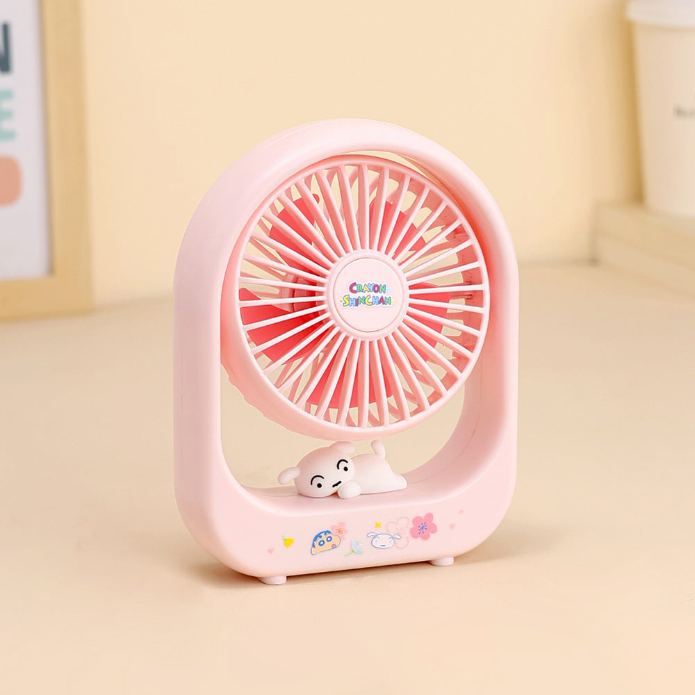 Søt tegneseriefigur mini vifte Luvikno