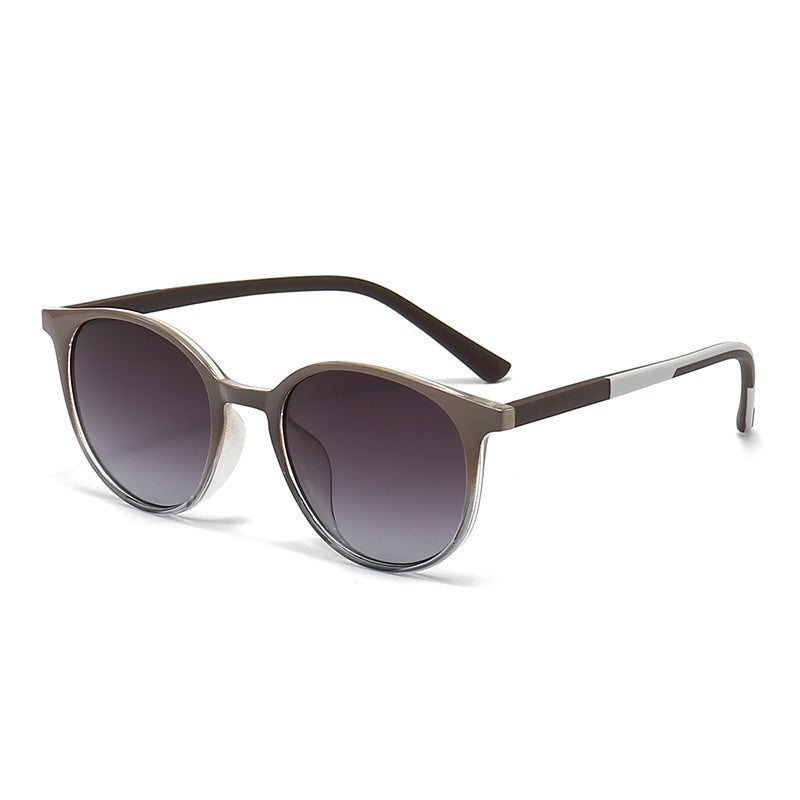 Dame cat-eye solbrille med optisk UV-beskyttelse og moteramme Luvikno