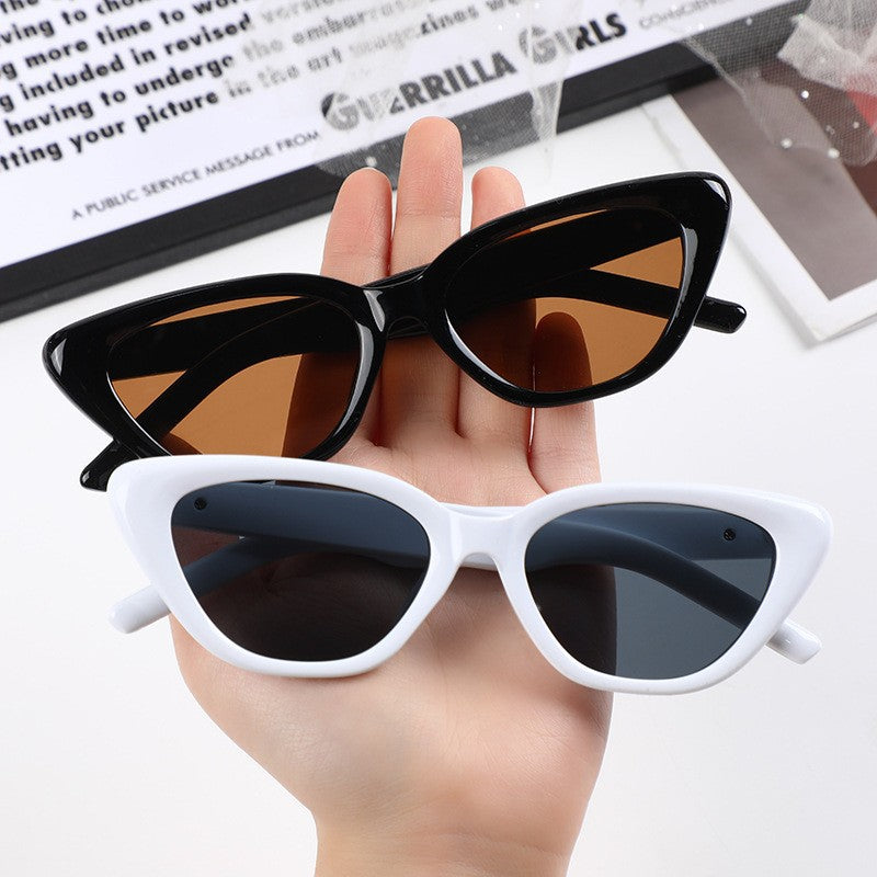 Dame Cat-Eye solbriller med elegant design og UV-beskyttelse Luvikno