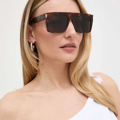 Dame oversized solbriller med beskyttende linser og trendy ramme Luvikno