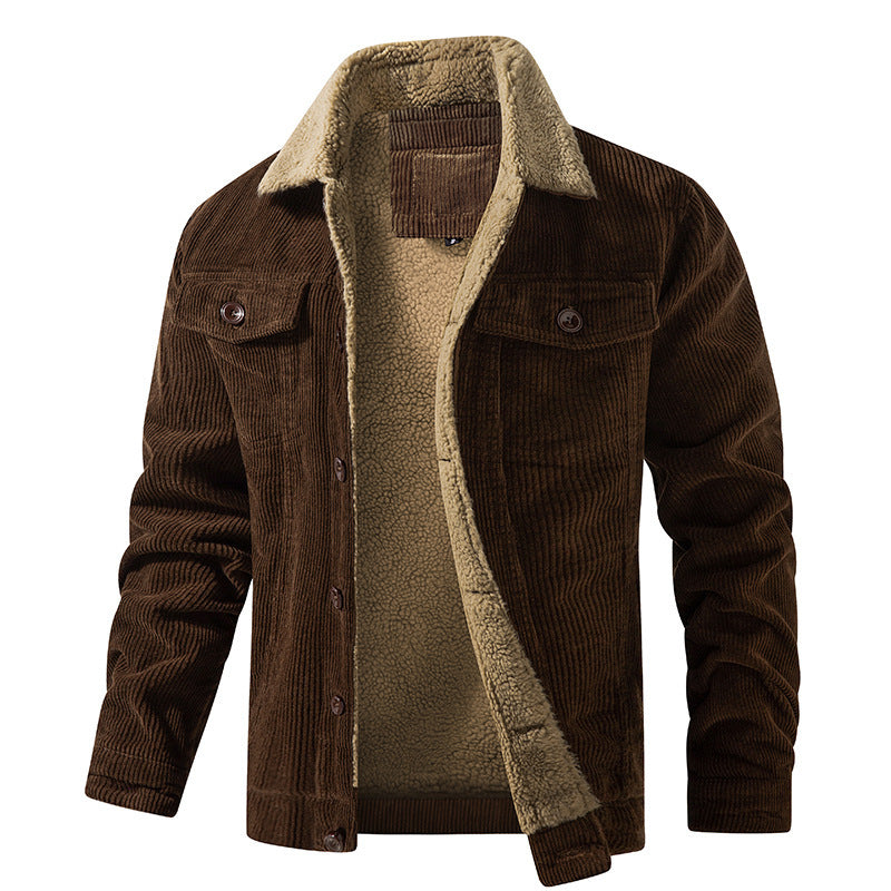 Luvik | Menns Vintage Sammet Fuzzy Fleece
