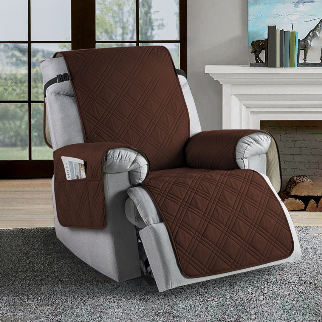 Luvikno | Vanntett Recliner Trekk | Slitesterk Mikrofiber, Flekkresistent & Universell Passform for Hjemmets Beskyttelse
