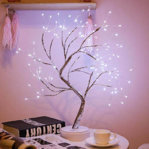 LED Bordlampe med Fargerike Tre Lys Luvikno