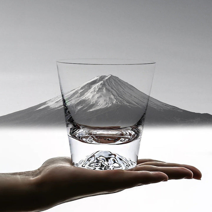 Japanske Mount Fuji Whisky Glass Set (Snow Peak Edition) | Luvikno