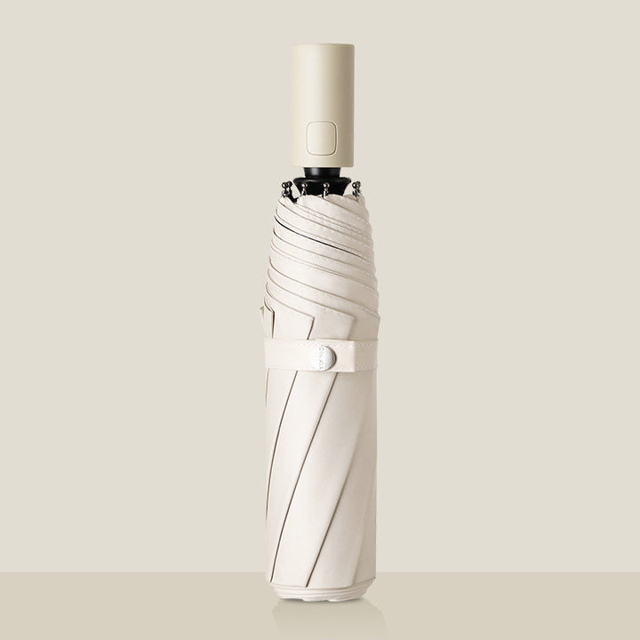 Dame Automatisk sammenleggbare paraply med ergonomisk design og vindresistent teknologi Luvikno