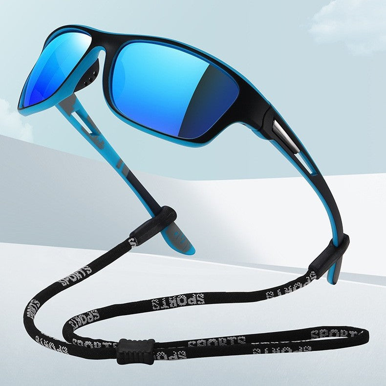 Herre sport solbriller med ripefrie glass og ergonomisk design Luvikno