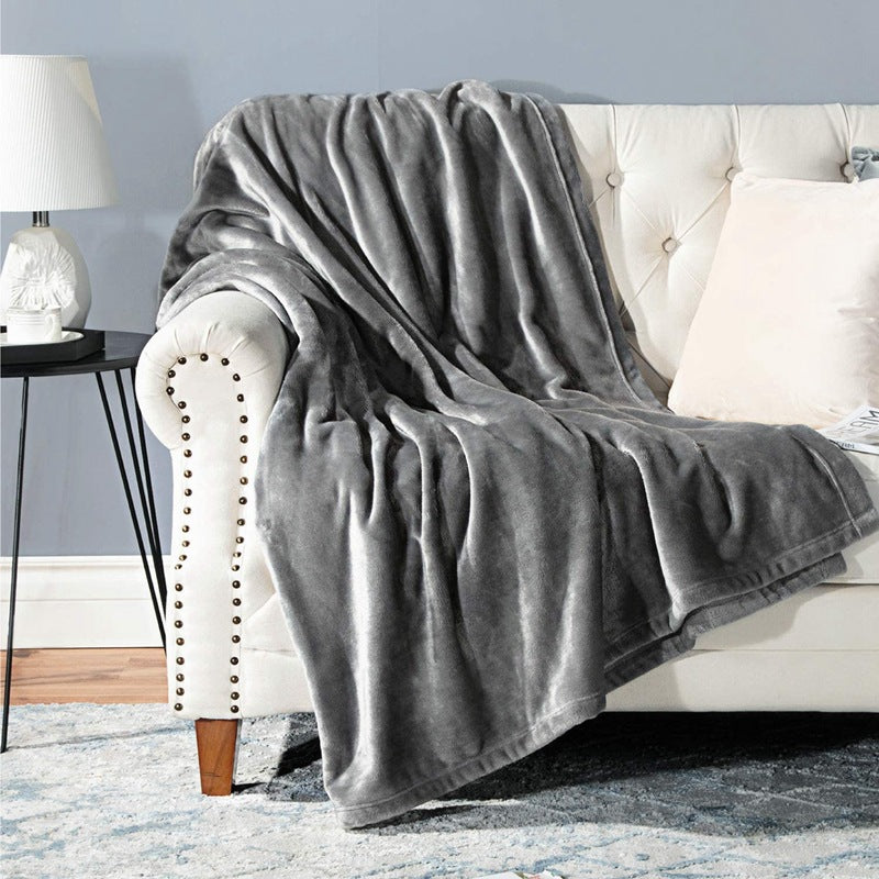 Damer Koselig Plysj-teppe med Vendbart Design Luvikno