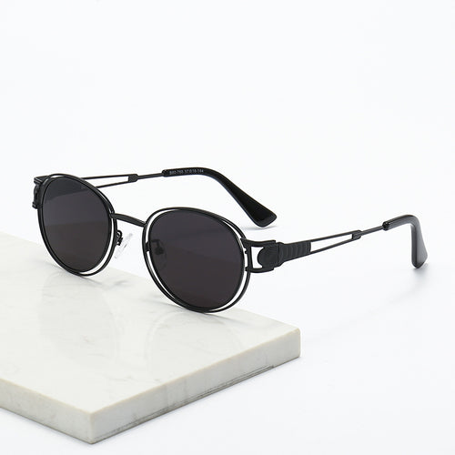 Dame solbrille med moderne metallramme og komfortable nesepads Luvikno