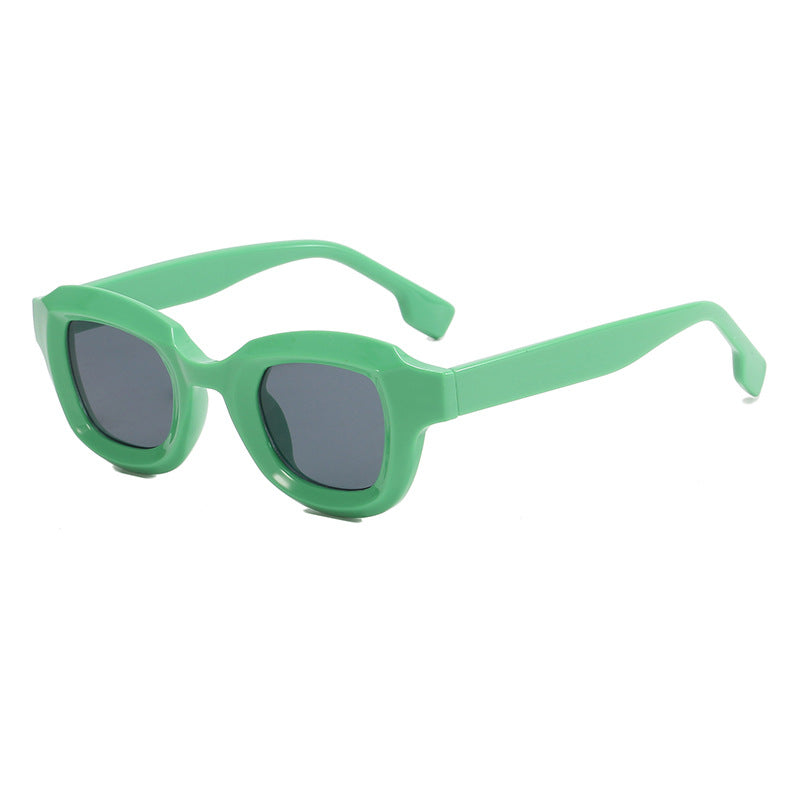 Dame Moderne Geometrisk Solbrille Luvikno
