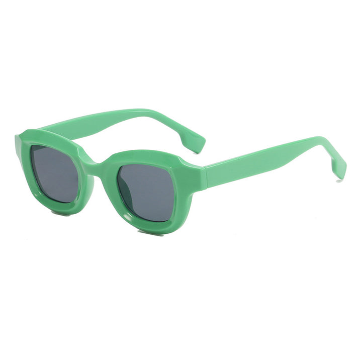 Dame Moderne Geometrisk Solbrille Luvikno