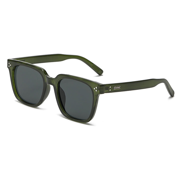 Dame solbrille i moderne kvadratdesign med polariserte linser Luvikno