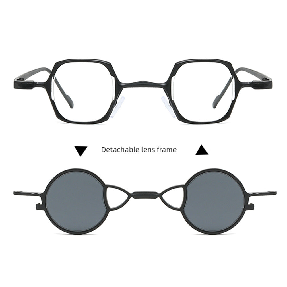 Dame moteriktig solbrille med unikt rammedesign Luvikno