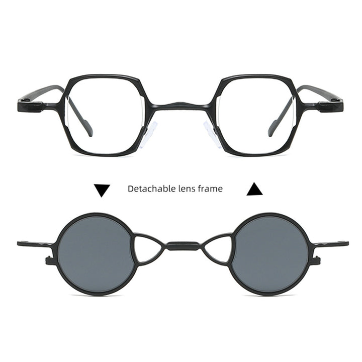 Dame moteriktig solbrille med unikt rammedesign Luvikno