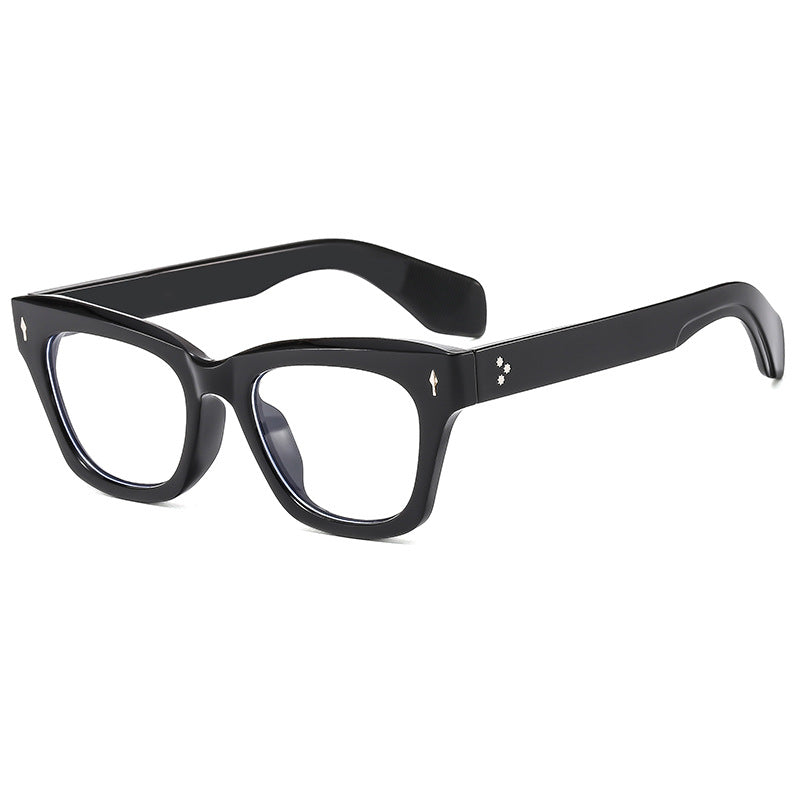 Damer Cat-Eye solbrille med moderne, transparent ramme og UV-beskyttelse Luvikno