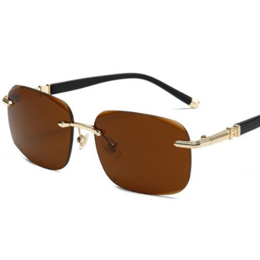 Damer Geometrisk Premium Solbrille med smal ramme Luvikno