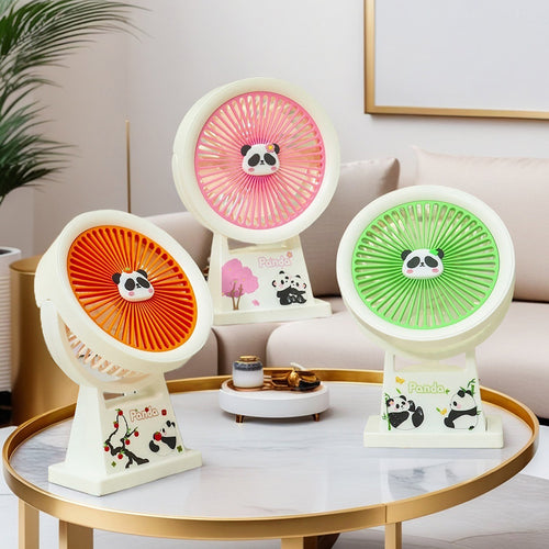 Dame Bærbar Minivifte med søtt Panda-design Luvikno