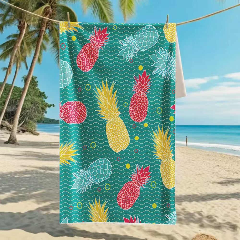 Women's beach towel with creative golf theme Luvikno