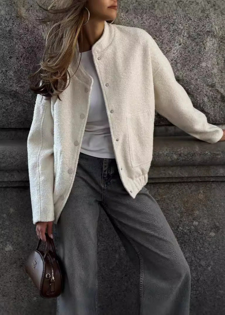 Luvik | Strukturell Fleece-knappjakke