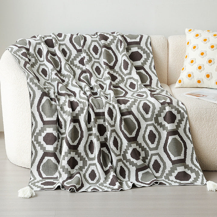 Kvinnes dekorative sengeteppe laget av høykvalitets mikrofiber med unikt design Luvikno