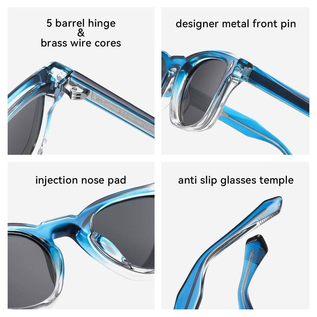 Dame moteriktig solbrille i elegant skilpadde-design Luvikno