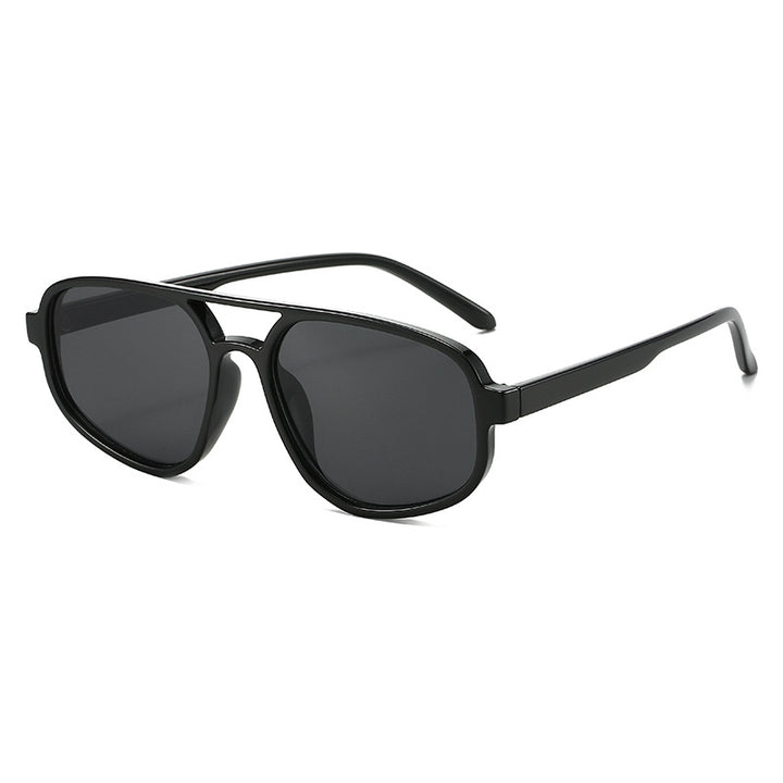 Dame moteriktig solbrille med bred ramme og UV-beskyttelse Luvikno