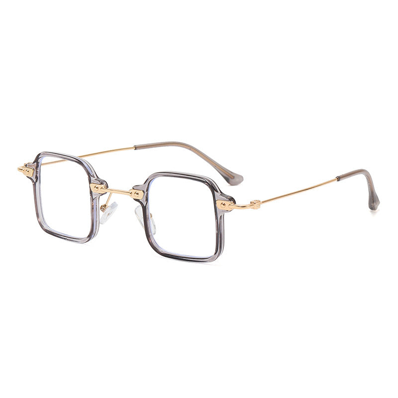 Dame geometrisk solbrille med stilfull metallramme Luvikno